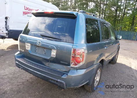 2007 Honda Pilot Ex-L из США, поврежденный, VIN 5FNYF18557B028072